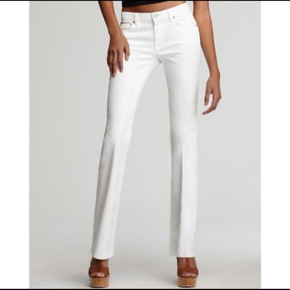 7 for All Mankind mid rise bootcut jeans